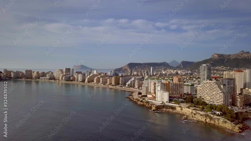 Residential houses in the touristic town of Calp in Alicante Spain Residential houses in the touristic town of Calp in Alicante Spain