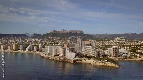 Residential houses in the touristic town of Calp in Alicante Spain