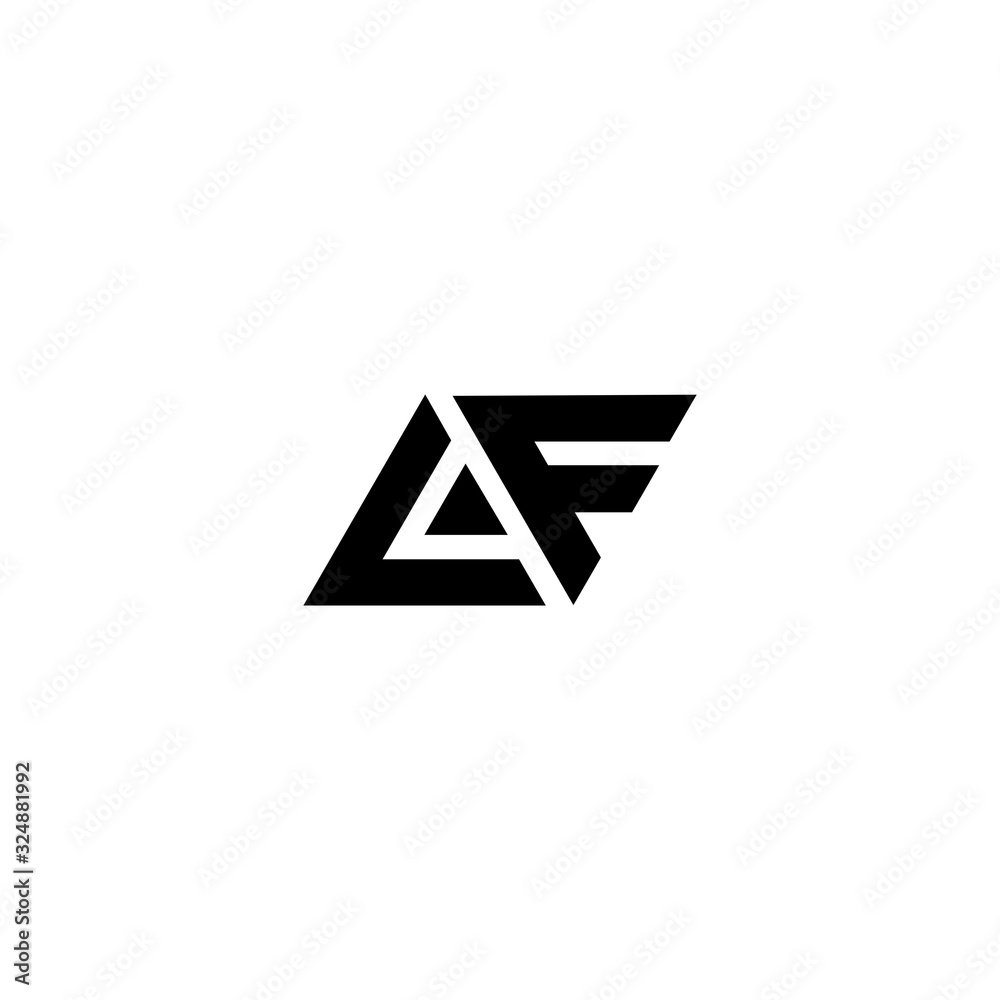 LF L F initial letters elegant logo design LF L F initial letters elegant logo design