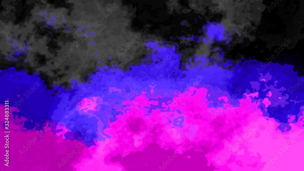 abstract animated twinkling stained background full HD seamless loop video - watercolor splotch liquid effect - color hot pink magenta royal blue night black abstract animated twinkling stained background full HD seamless loop video - watercolor splotch liquid effect - color hot pink magenta royal blue night black