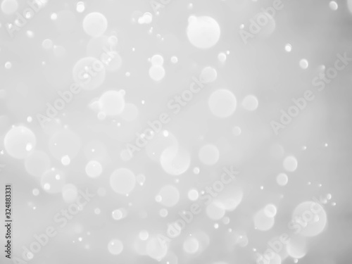 Abstract bokeh lights with soft light background. Blur wall.