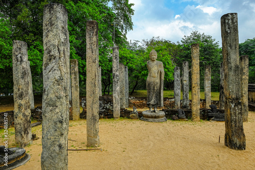 The sanctuary of the Atadage in Polonnaruwa, Sri Lanka. photo