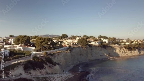 Residential houses in the touristic town of Calp in Alicante Spain