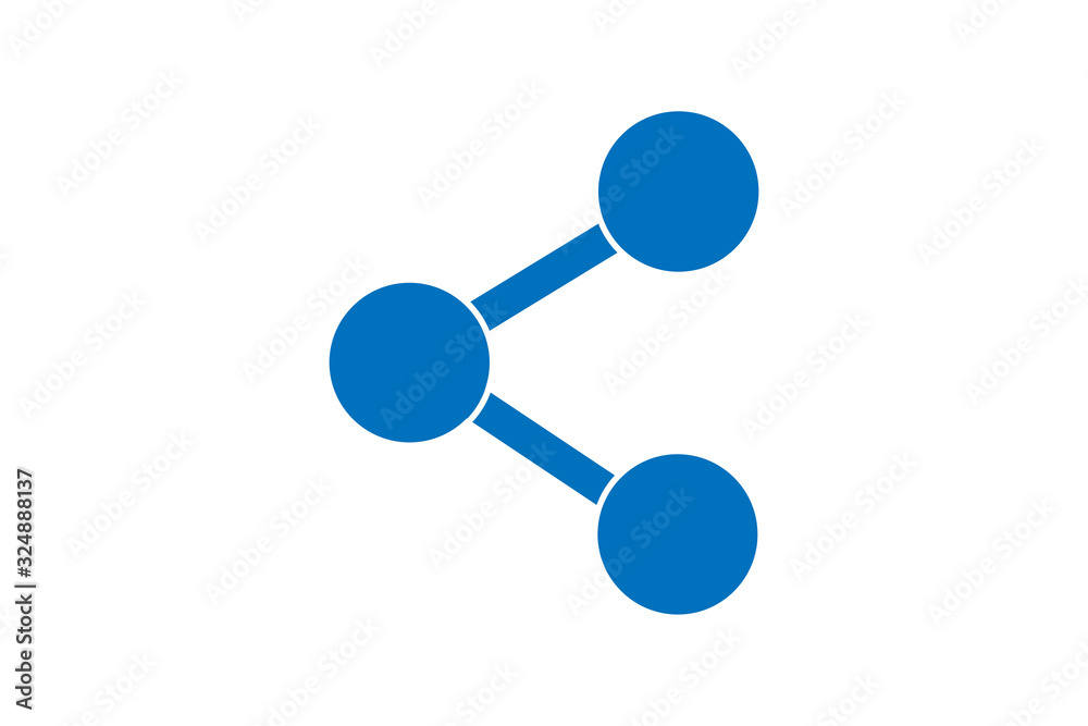 Connection icon, share icon vector illustration Connection icon, share icon vector illustration