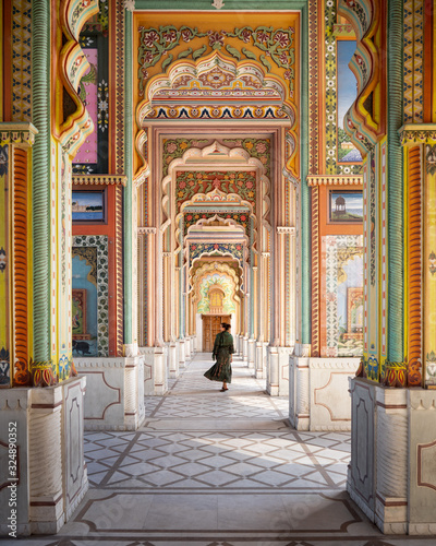 Jaipur India colorful architecture   photo