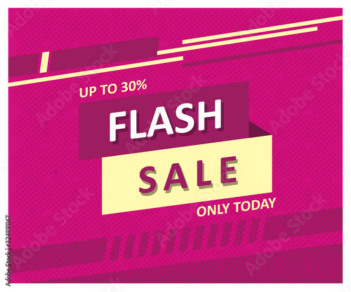 Mega sale banner template design,modern background .Vector illustration
