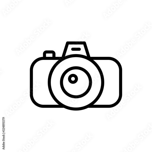 Camera icon trendy