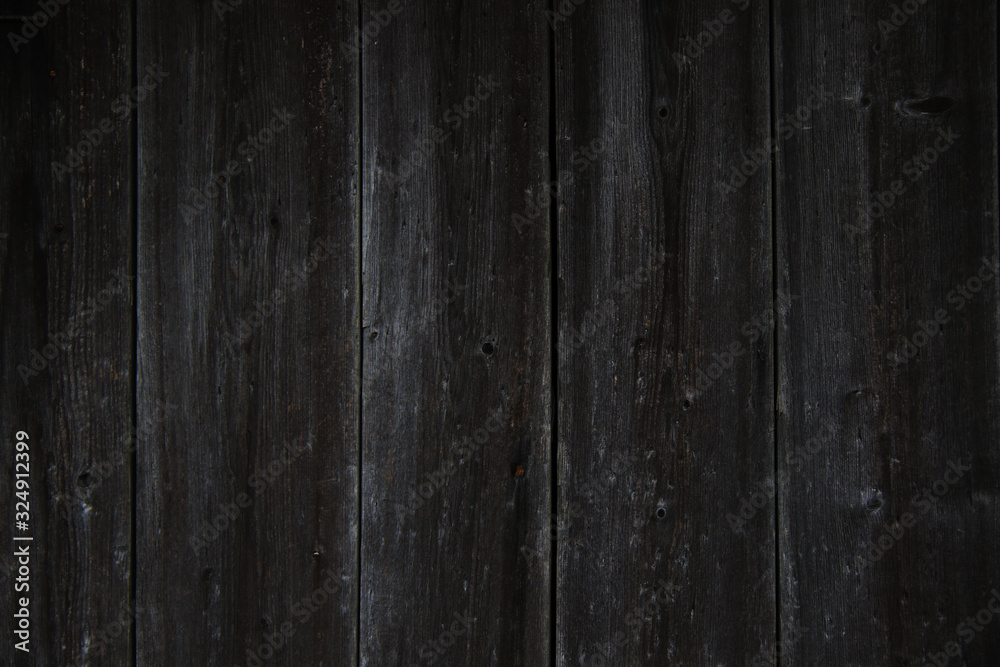Obraz premium dark grey plank wall texture