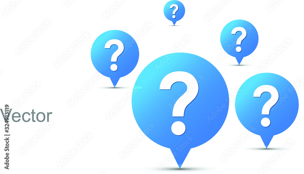 quiz question mark vector concept. quiz question mark vector concept.