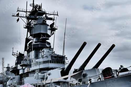 Billede på lærred battleship