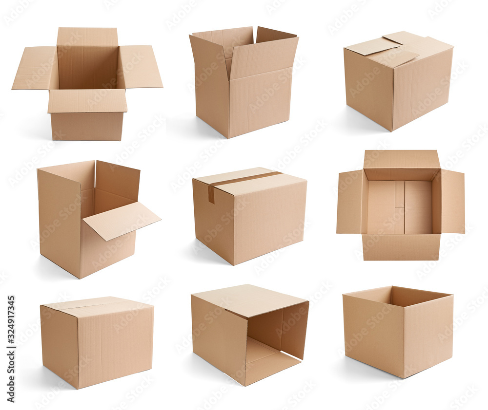 box package delivery cardboard carton box package delivery cardboard carton