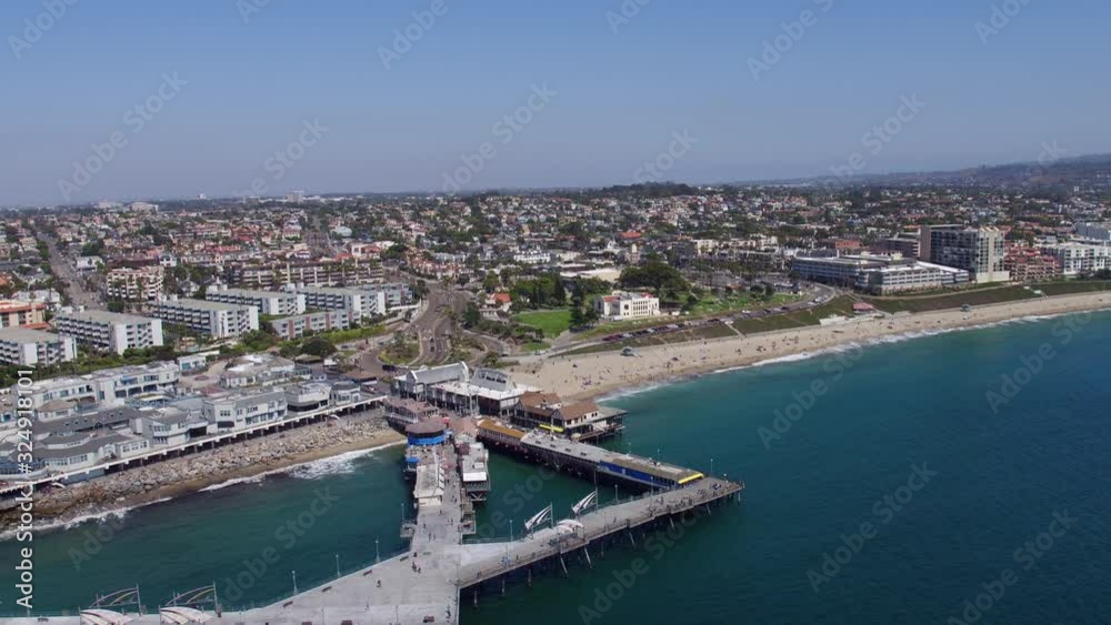 Redondo Beach skyline, wide aerial Redondo Beach skyline, wide aerial