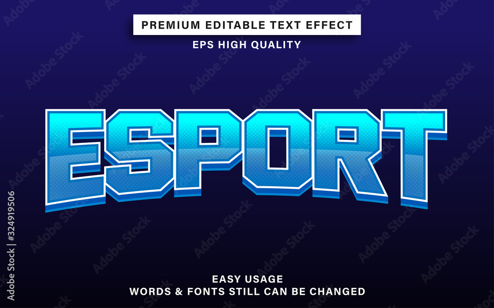 esport text effect esport text effect
