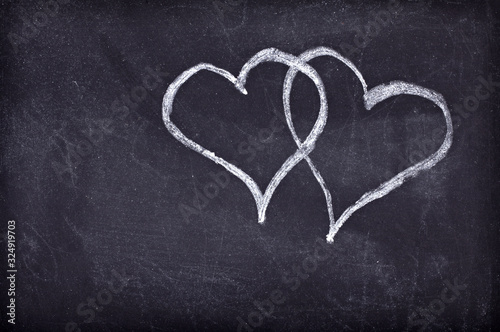 heart love chalkboard blackboard romantic drawing