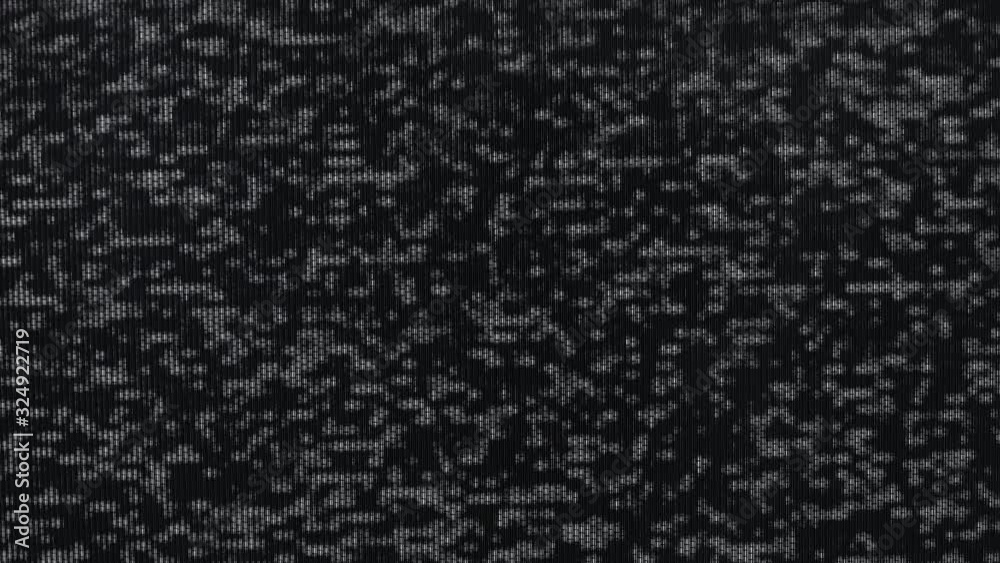 Video display with static noise interfering with it Video display with static noise interfering with it