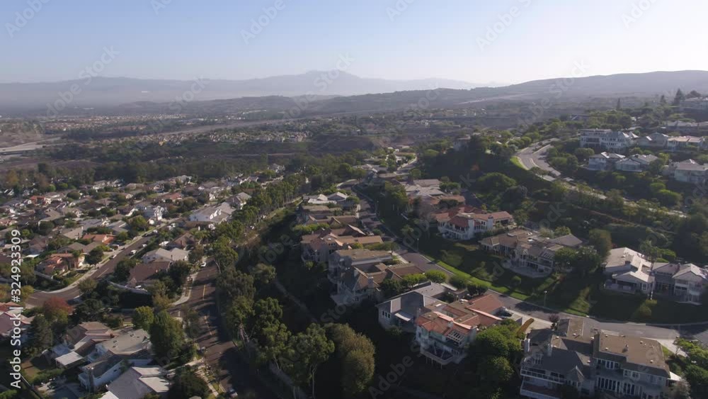 Wide aerial, neighborhood in Newport Beach Wide aerial, neighborhood in Newport Beach