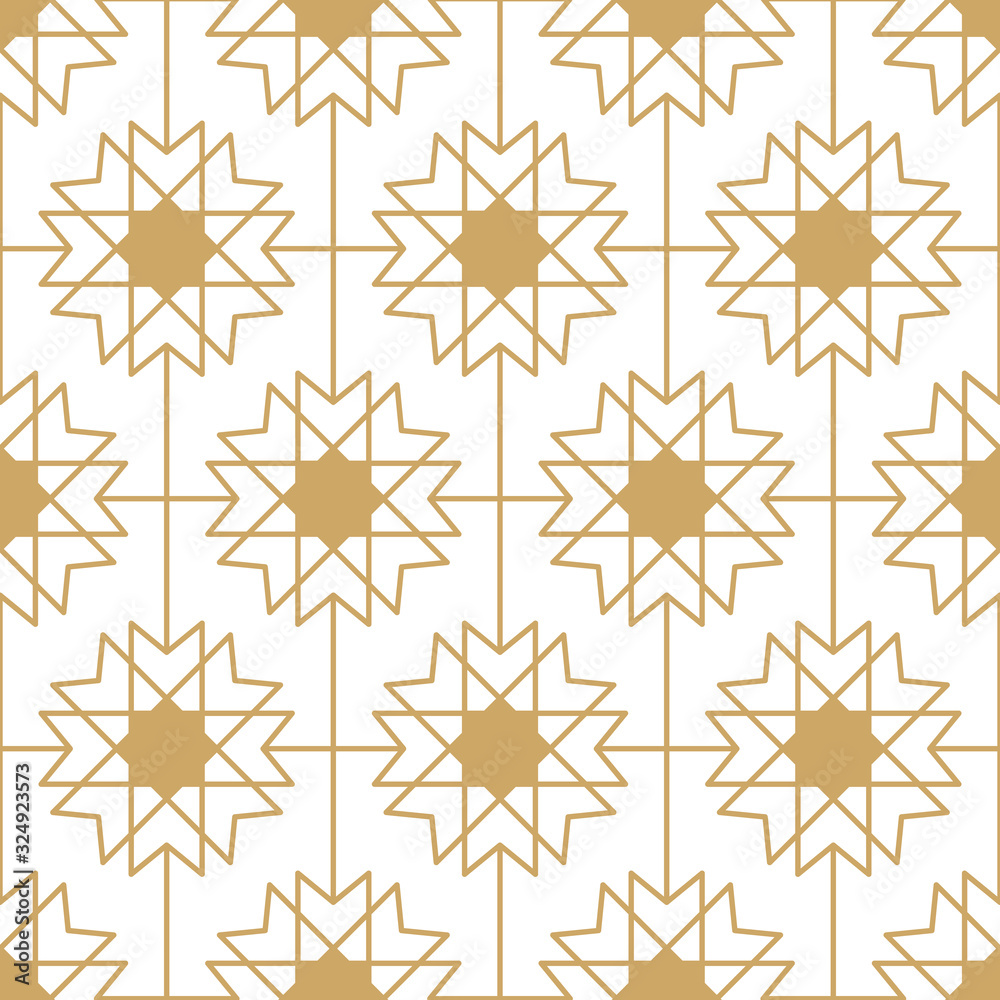 Vector gold geometric minimal seamless pattern Vector gold geometric minimal seamless pattern