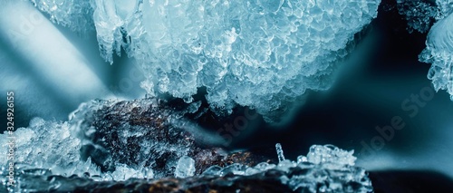 icicles that looks like crystals photo