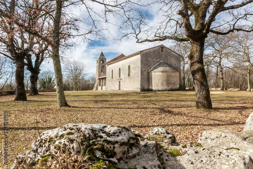 The church of st. Mary, Modrusani, Istria, Croatia photo