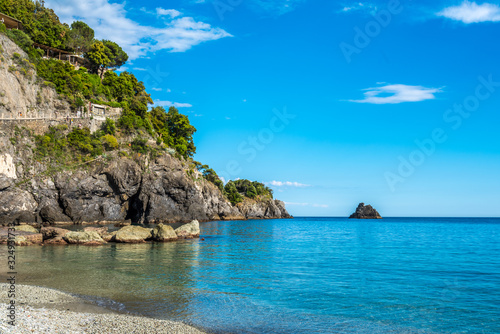 Monterosso al mare (Cinque terre) - scenic Ligurian coast, Italy © karamysh