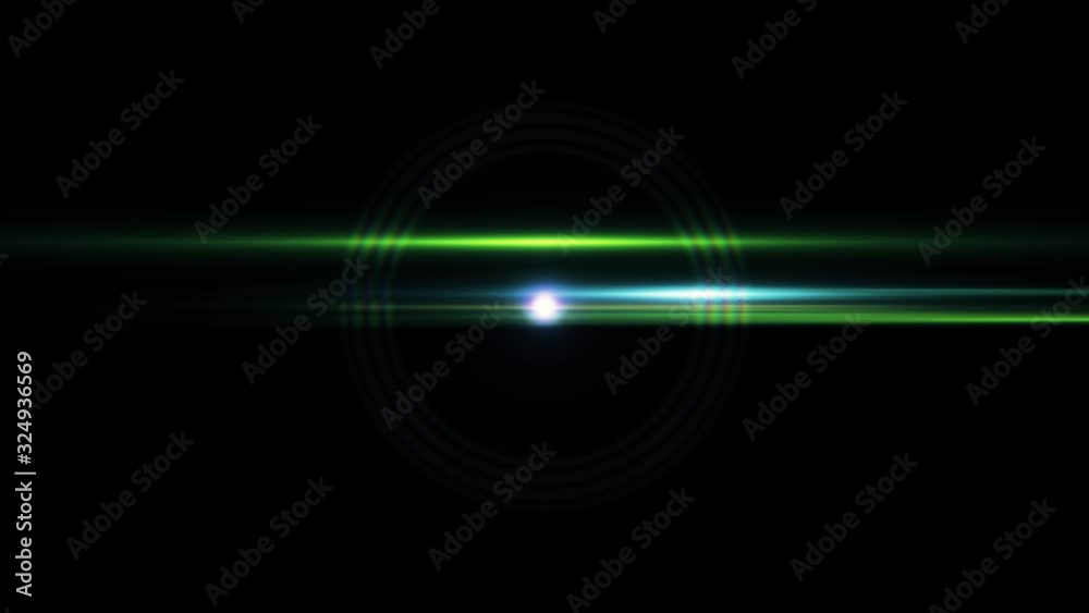 Lens flare effect on black background. Abstract Sun burst, sunflare For screen mode using. Sunflares nature abstract backdrop, blinking sun burst, lens flare optical rays. 4K UHD video .