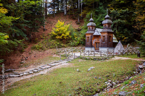 Russian chapel near Kranjska Gora, Slovenia