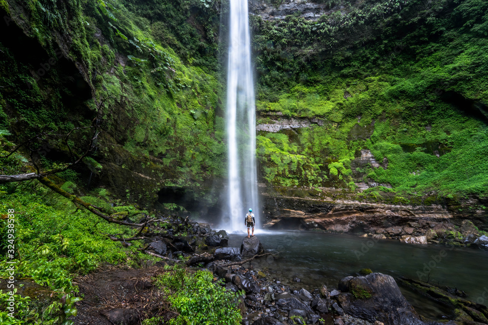 Obraz premium Waterfall Dora in Pucon Chile