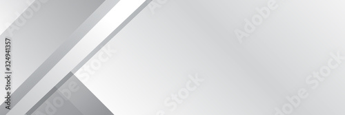 Technology banner design with white and grey arrows. Abstract geometric vector background for wide banner. Free Download Technology banner design with white and grey arrows. Abstract geometric vector background for wide banner. - GFXLoad