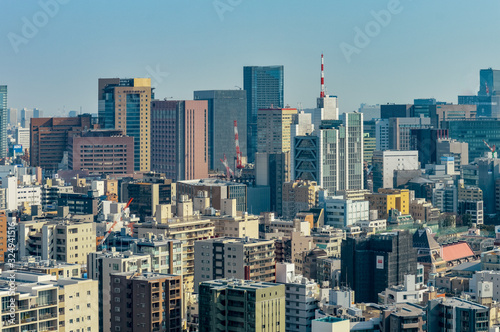 Tokyo  Japan skyline
