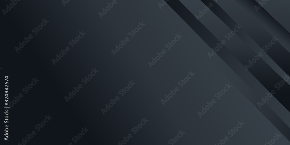  Dark black neutral abstract background for presentation design