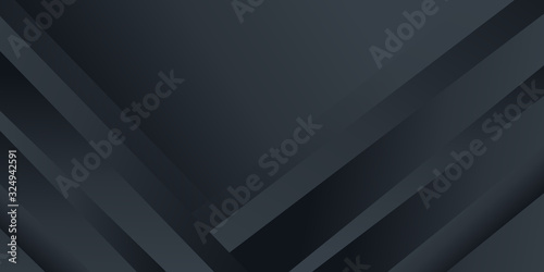  Dark black neutral abstract background for presentation design