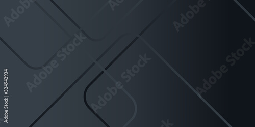 Diamond square rectangle dark grey, black background texture, 3d illustration, 3d rendering vector illustration for presentation design