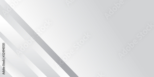  Grey white abstract background geometry shine and layer element vector for presentation design. Suit for business, corporate, institution, party, festive, seminar, and talks.