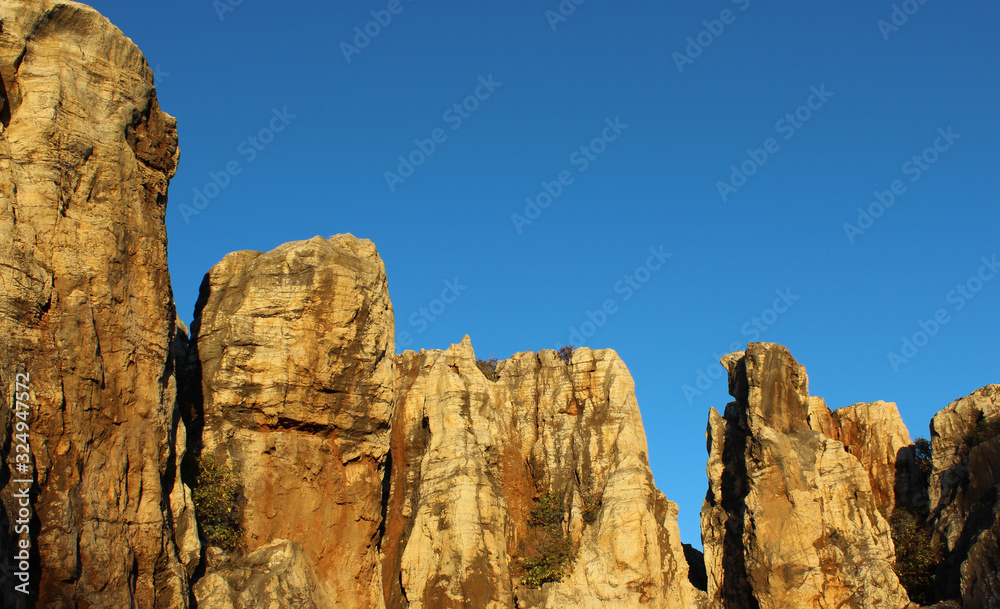 Rock mountain photo detail