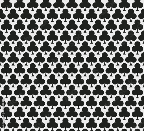 Creative design of clovers seamless background