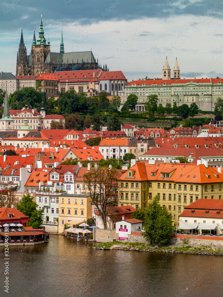 Obraz premium View of the city of Prague. Czech..