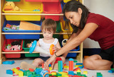 Activity in kindergarten for small kids