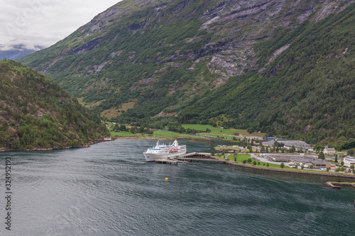 cruise ship to visit fjords in Norway