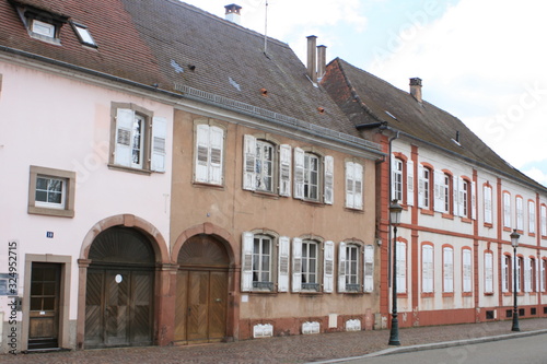 Architektur in Haguenau. Hagenau Elsass. photo