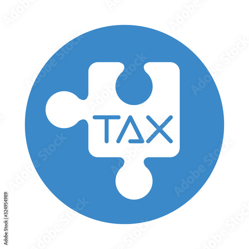 tax obligation with puzzle piece