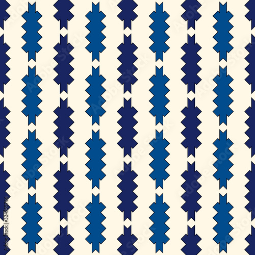 Arrow fletching seamless pattern. Ethnic, tribal print. Eclectic ornament. Repeated geometric shapes background