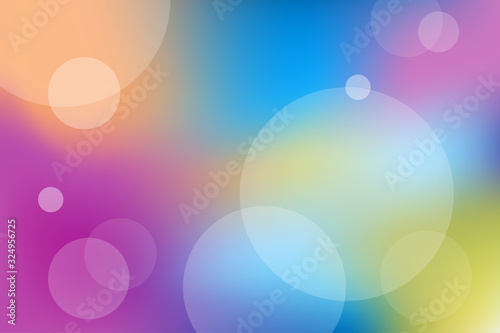 Abstract blur light circle background texture