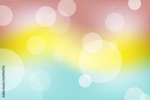 Abstract blur light circle background texture