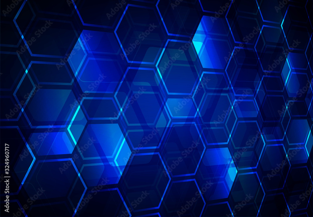blue hexagon abstract pattern blue hexagon abstract pattern