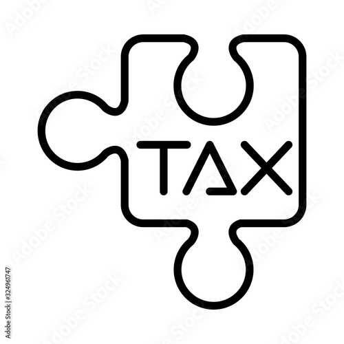 tax obligation with puzzle piece