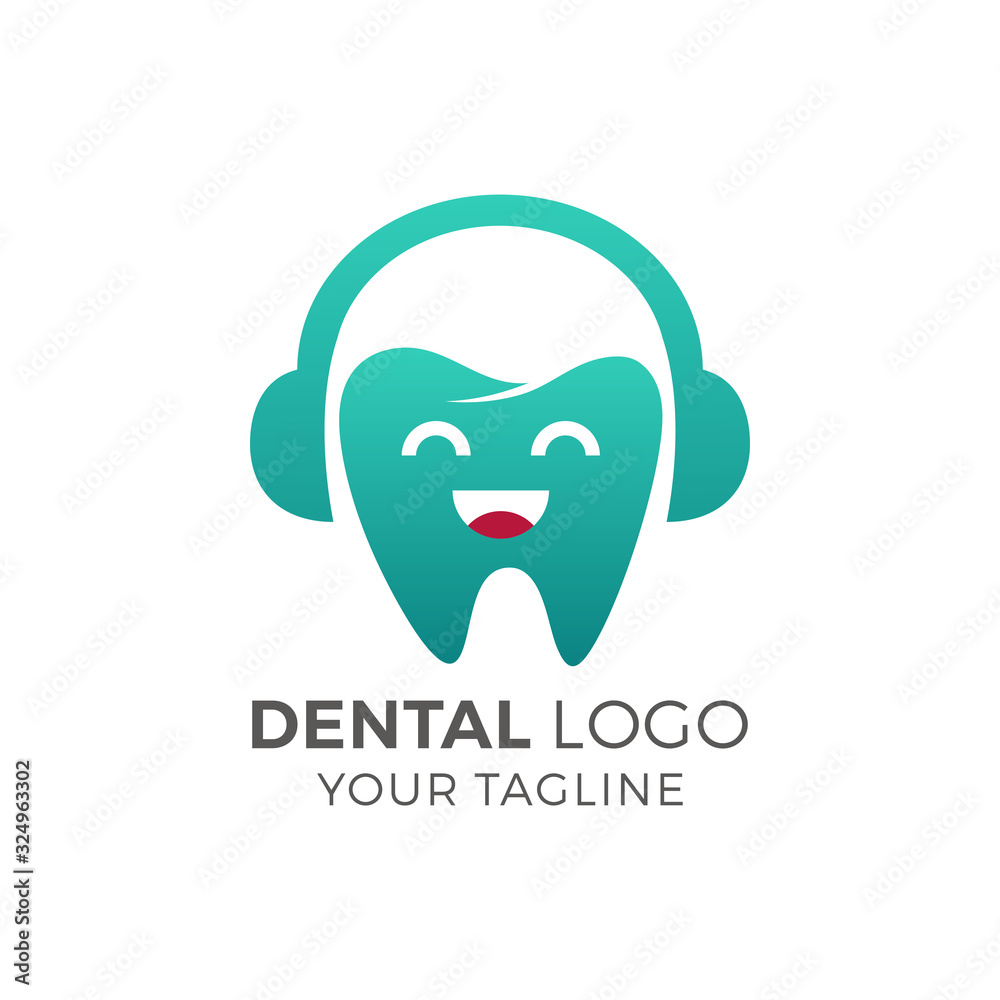 Dental Clinic Logo Tooth abstract design vector template