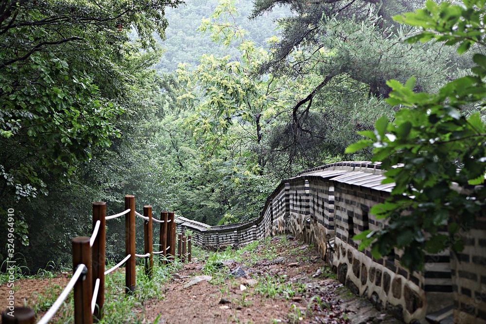 비오는날의남한산성 비오는날의남한산성