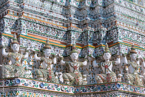 Background of Giant on pagoda.