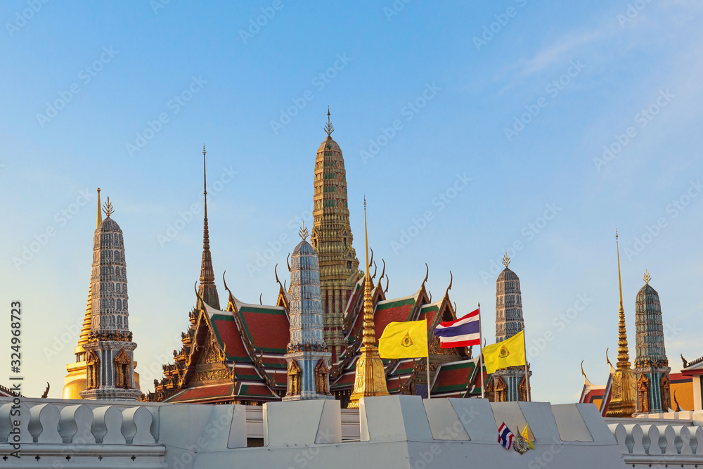 Naklejka premium View of Wat Phra Kaew.
