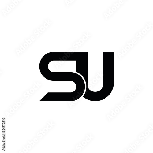SU S U letter logo design vector © Muhamad